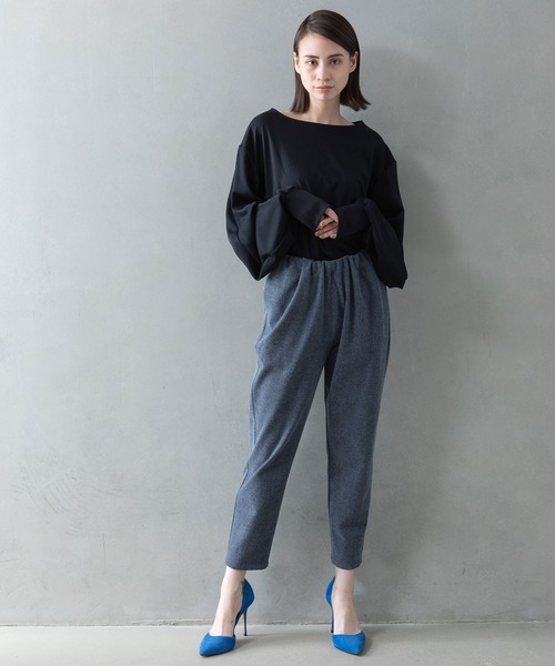 「MARECHAL TERRE」 イージーパンツ LARGE ブラック レディース_画像3