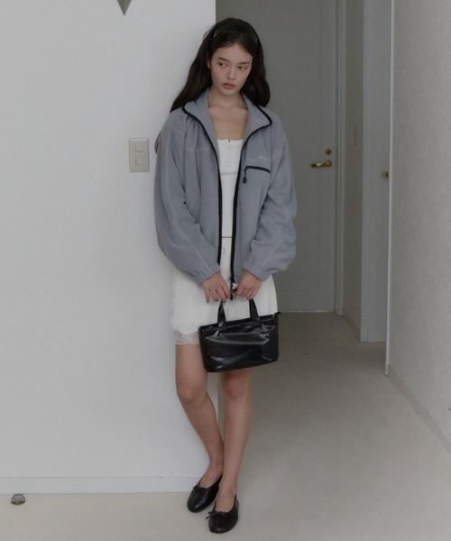 GIUNON スカート 夏 satin lace mini skirt / サテンレースミニ