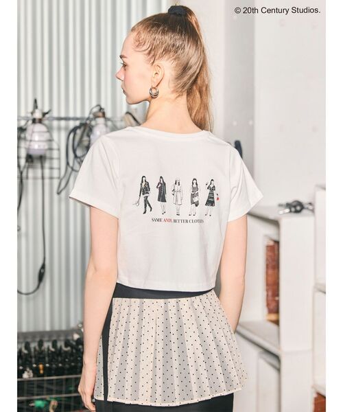 MURUA（ムルーア） tシャツ 「プラダを着た悪魔」バックイラストT