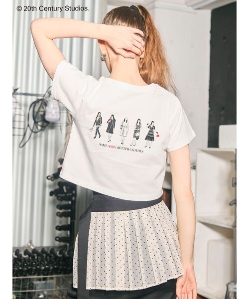 MURUA（ムルーア） tシャツ 「プラダを着た悪魔」バックイラストT