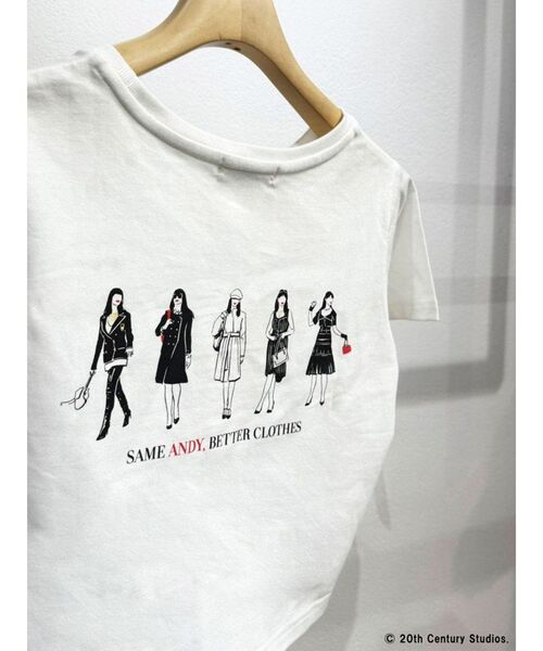 MURUA（ムルーア） tシャツ 半袖 「プラダを着た悪魔」バックイラストT