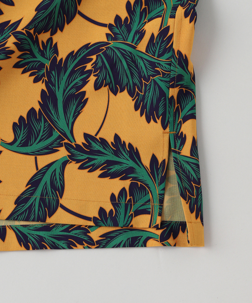 シャツ White Mountaineering BOTANICAL PATTERN OPEN COLLAR SHIRT メンズ レディースの画像