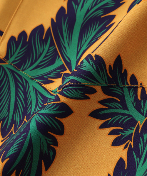 シャツ White Mountaineering BOTANICAL PATTERN OPEN COLLAR SHIRT メンズ レディースの画像
