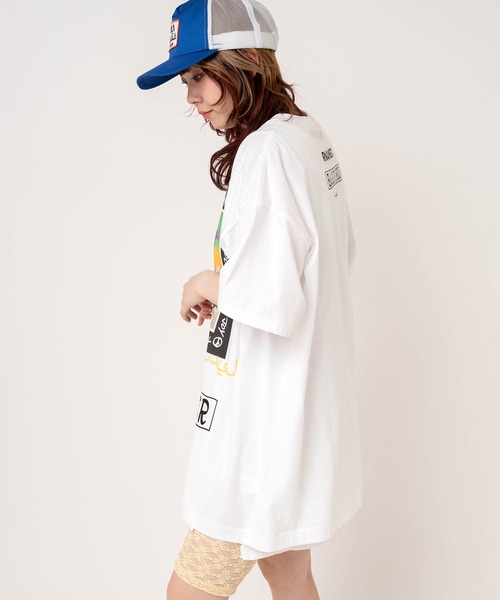 RNA（アールエヌエー） tシャツ 半袖 M2708 B.D.OスーパーBIGT