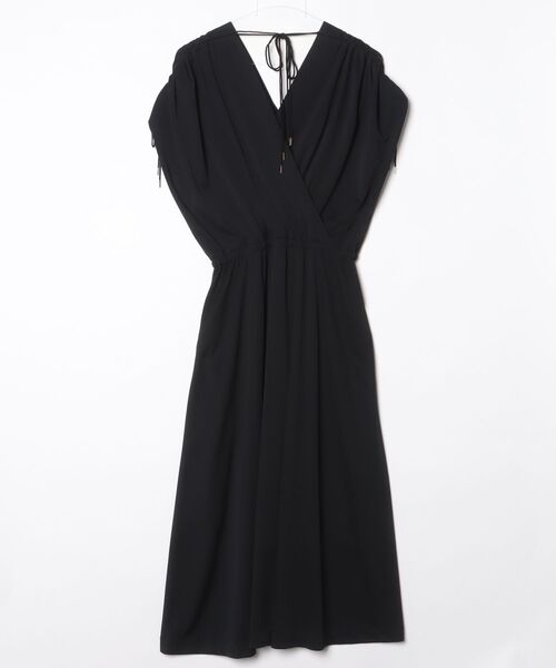 「G.V.G.V.」 半袖ワンピース ONE SIZE ブラック レディース_画像2