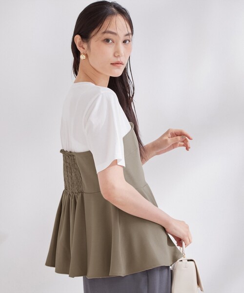 OPAQUE.CLIP（オペークドットクリップ） tシャツ 半袖 ビスチェ