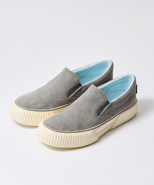 「SLACK FOOTWEAR」 スリッポン 24.0cm グレー レディース_画像3
