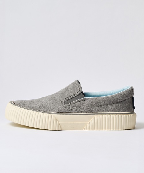「SLACK FOOTWEAR」 スリッポン 24.0cm グレー レディース_画像4