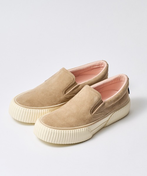 「SLACK FOOTWEAR」 スリッポン 24.0cm グレー レディース_画像7