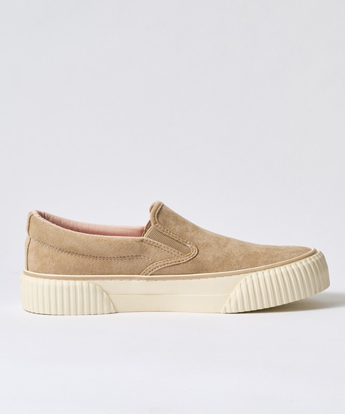 「SLACK FOOTWEAR」 スリッポン 24.0cm グレー レディース_画像9