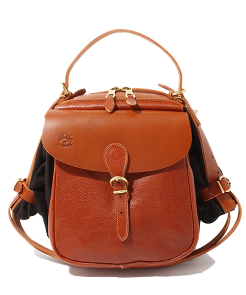 ショルダーバッグ バッグ IL BISONTE / CANVAS x LEATHER / ショルダーバッグ レディース メンズの画像