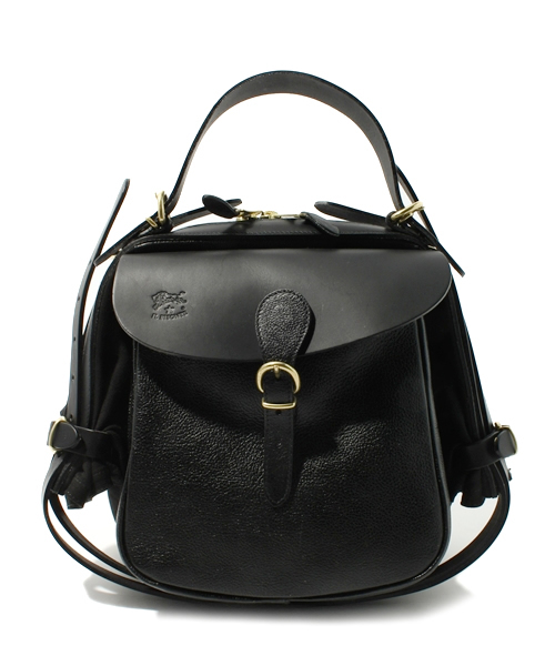ショルダーバッグ バッグ IL BISONTE / CANVAS x LEATHER / ショルダーバッグ レディース メンズの画像