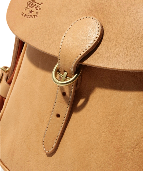 ショルダーバッグ バッグ IL BISONTE / CANVAS x LEATHER / ショルダーバッグ レディース メンズの画像