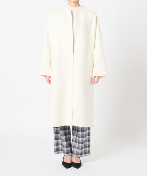 IENA（イエナ） SUPER160 Wフェイスノーカラーコート◇ : ZOZOTOWN