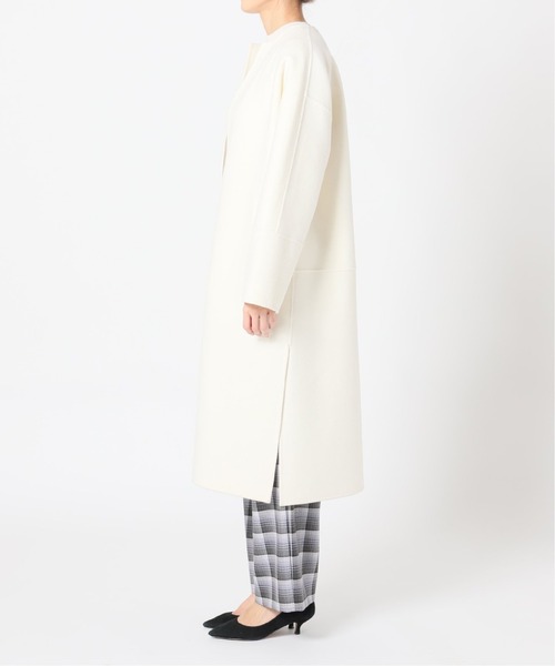 IENA（イエナ） SUPER160 Wフェイスノーカラーコート◇ : ZOZOTOWN