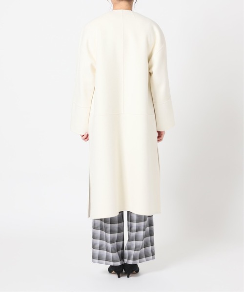 IENA（イエナ） SUPER160 Wフェイスノーカラーコート◇ : ZOZOTOWN