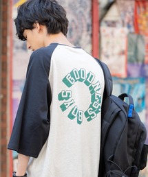 tシャツ Tシャツ オーバーサイズ 別注 カレッジロゴプリントラグランビッグTシャツ｜ZOZOTOWN Yahoo!店