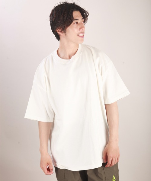 SEA Tシャツ　ビッグシルエット Aquabeach ビッグシルエット Tシャツ ポケット付 ワンポイントプリント