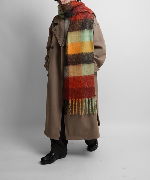 Confirm（コンファーム） マフラー ベーシック / チェック柄