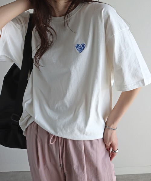 tシャツ ポッピングフラワートップ レディース flower（フラワー）の「クリアフラワートップ（Tシャツ