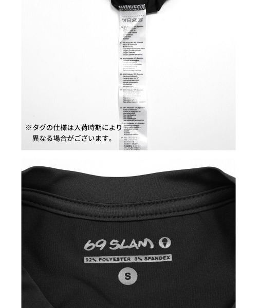 69SLAM☆6IX9INE NATHAN L/S RASH TEE ラッシュ 長袖Tシャツ ラッシュガード 69SLAM ロックスラム NATHAN L/S RASH TEE