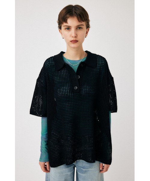s　moussy MESH KNIT キャミソール MOUSSY | MESH KNIT キャミソール (キャミソール ) |SHEL'TTER