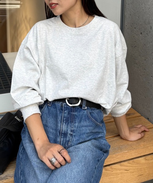 新品未使用リベーレのユニセックスデザインスウェットシャツ ミズノ スウェットシャツ（ユニセックス）（大きいサイズ あり