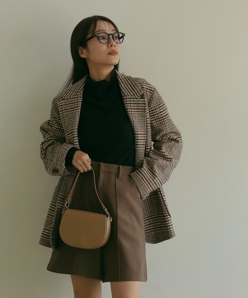 ジャケット テーラードジャケット チェックジャケット レディース