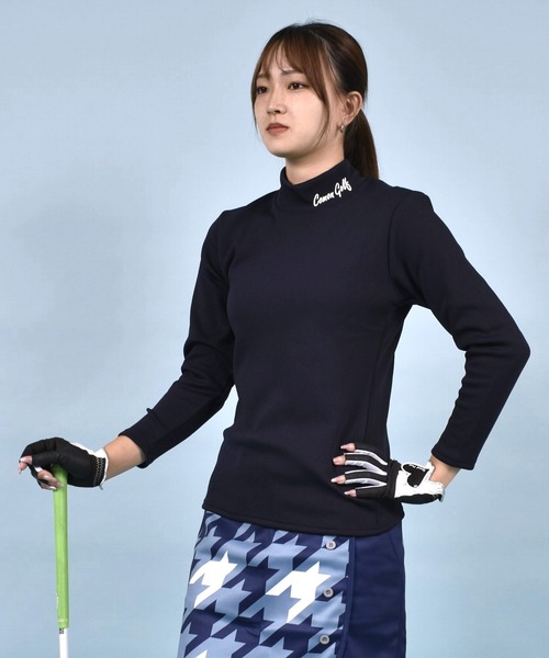 COMONGOLF（コモンゴルフ） ゴルフ 裏起毛 防寒 モックネック ゴルフ