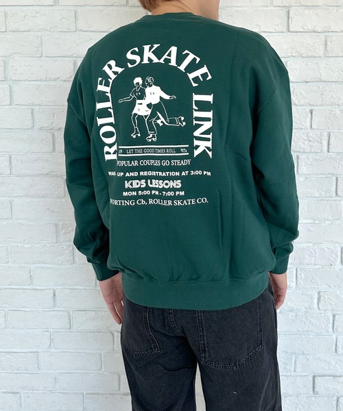 STYLISE トレーナー スウェット 「CONICHIWA bonjour」ROLLER