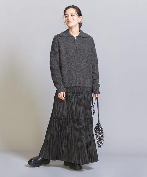 BEAUTY＆YOUTH UNITED ARROWS ニット ハーフジップ ニット プル