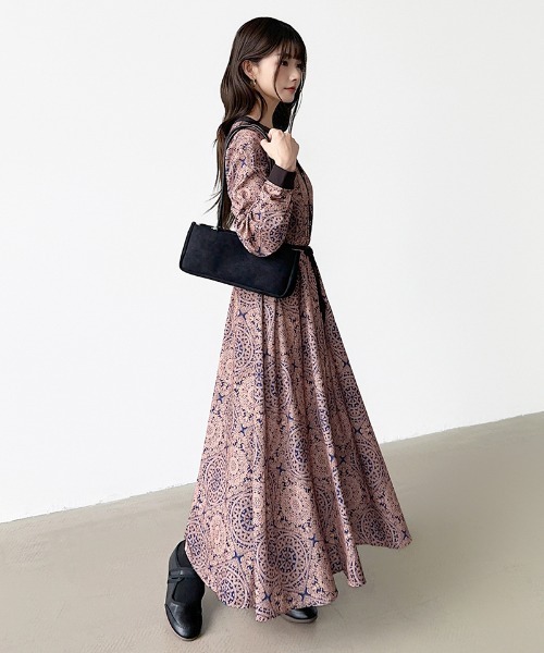 服/ファッション ワンピース 接触冷感】モックネックワンピース LE SOUK HOLIDAY｜クロスプラス公式