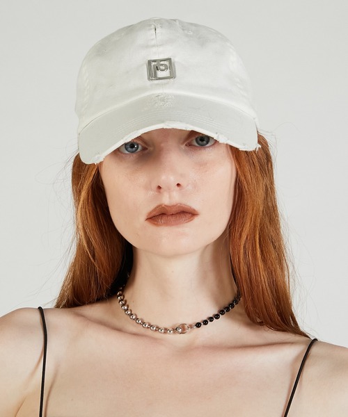 PRANK PROJECT ダメージキャップ / Damaged Cap Washed Damage Cap