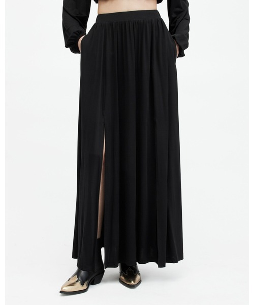 ALLSAINTS（オールセインツ） スカート CASANDRA DRAPED MAXI SKIRT