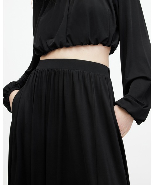 ALLSAINTS（オールセインツ） スカート CASANDRA DRAPED MAXI SKIRT