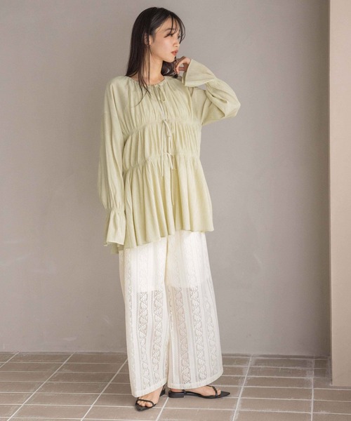 LOWRYS FARM（ローリーズファーム） ブラウス シャツ ヨウリュウ