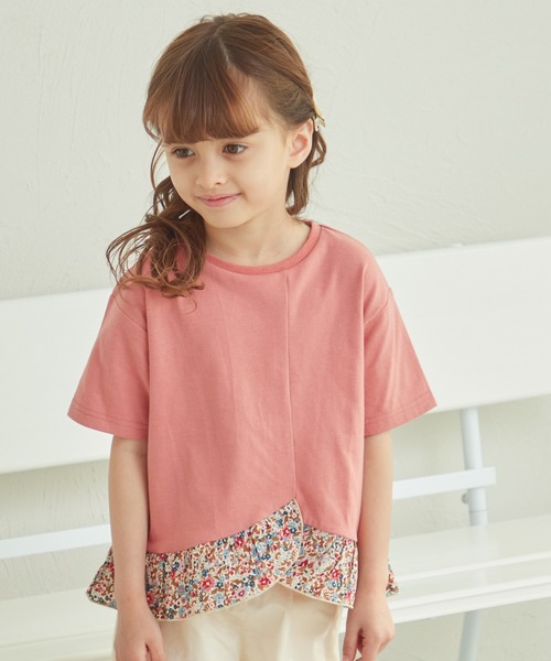 pairmanon（ペアマノン） tシャツ アシンメトリーデザイン 裾フリル