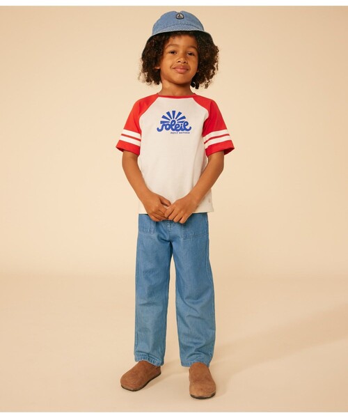 PETIT BATEAU（プチバトー） 帽子 ハット デニムクロシェ キッズ 子供