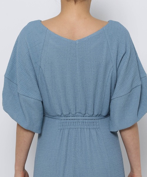 【新品/タグ付き】mysty woman ボリュームスリーブエンパイアワンピース 楽天市場】【SALE／20%OFF】ボリュームスリーブエンパイア
