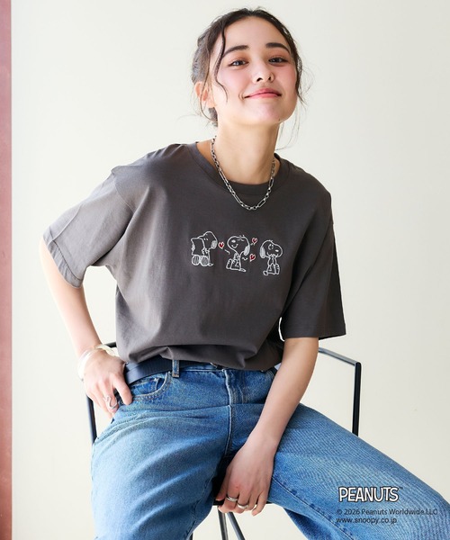 PEANUTS tシャツ 半袖 「PEANUTS/ピーナッツ」SNOOPY/スヌーピー3
