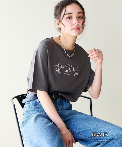 PEANUTS tシャツ 半袖 「PEANUTS/ピーナッツ」SNOOPY/スヌーピー3