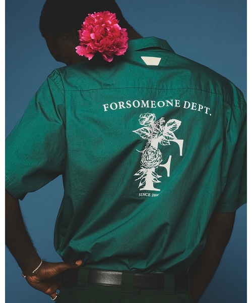 FORSOMEONE(フォーサムワン) シャツ FORSOMEONE FSO DEPT OPEN FORSOMEONE(フォーサムワン) シャツ FORSOMEONE FSO DEPT OPEN