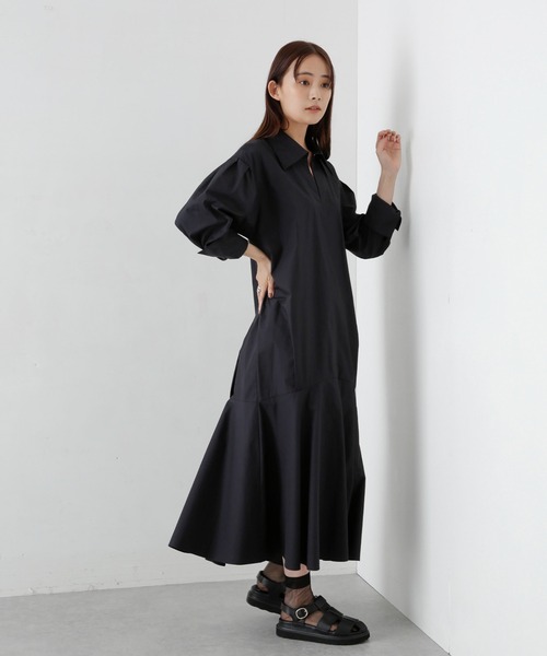 NANO universe（ナノ・ユニバース） シャツワンピース 「ZOZO限定