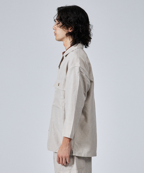ABAHOUSE（アバハウス） 七分袖 シャツ 「セットアップ対応」リネン