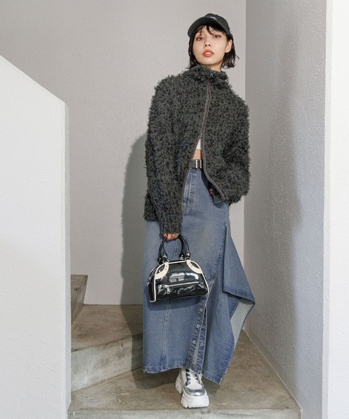 PAGEBOY（ページボーイ） ニット セーター チュールフェザースタンド