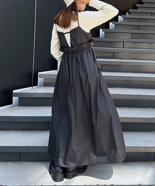 w closet（ダブルクローゼット） ワンピース 「2WAY」ウエストドロスト