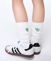 ●Mardi Mercredi●LONG SOCKS MRD LOGO_3足SET Mardi Mercredi 靴下 LONG SOCKS MRD LOGO レディース