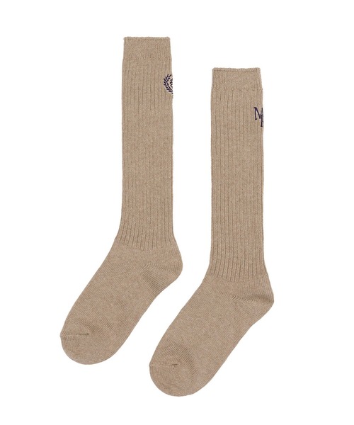 ★MARDI MERCREDI★LONG SOCKS MRD LOGO 6足★大人気★ Mardi Mercredi 靴下 LONG SOCKS MRD LOGO レディース