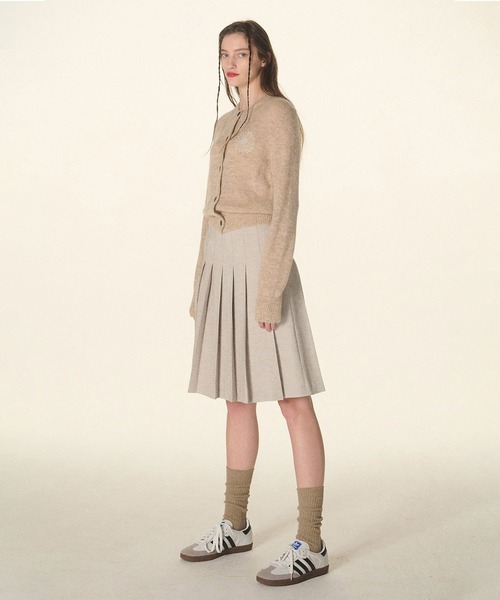 Mardi Mercredi 靴下 LONG SOCKS MRD LOGO レディース