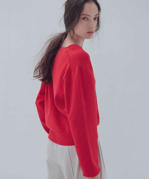 カーディガン HIGH TWIST stole cardigan(強撚ストールカーディガン) レディース DRESSLAVE カーディガン HIGH TWIST stole cardigan(強撚